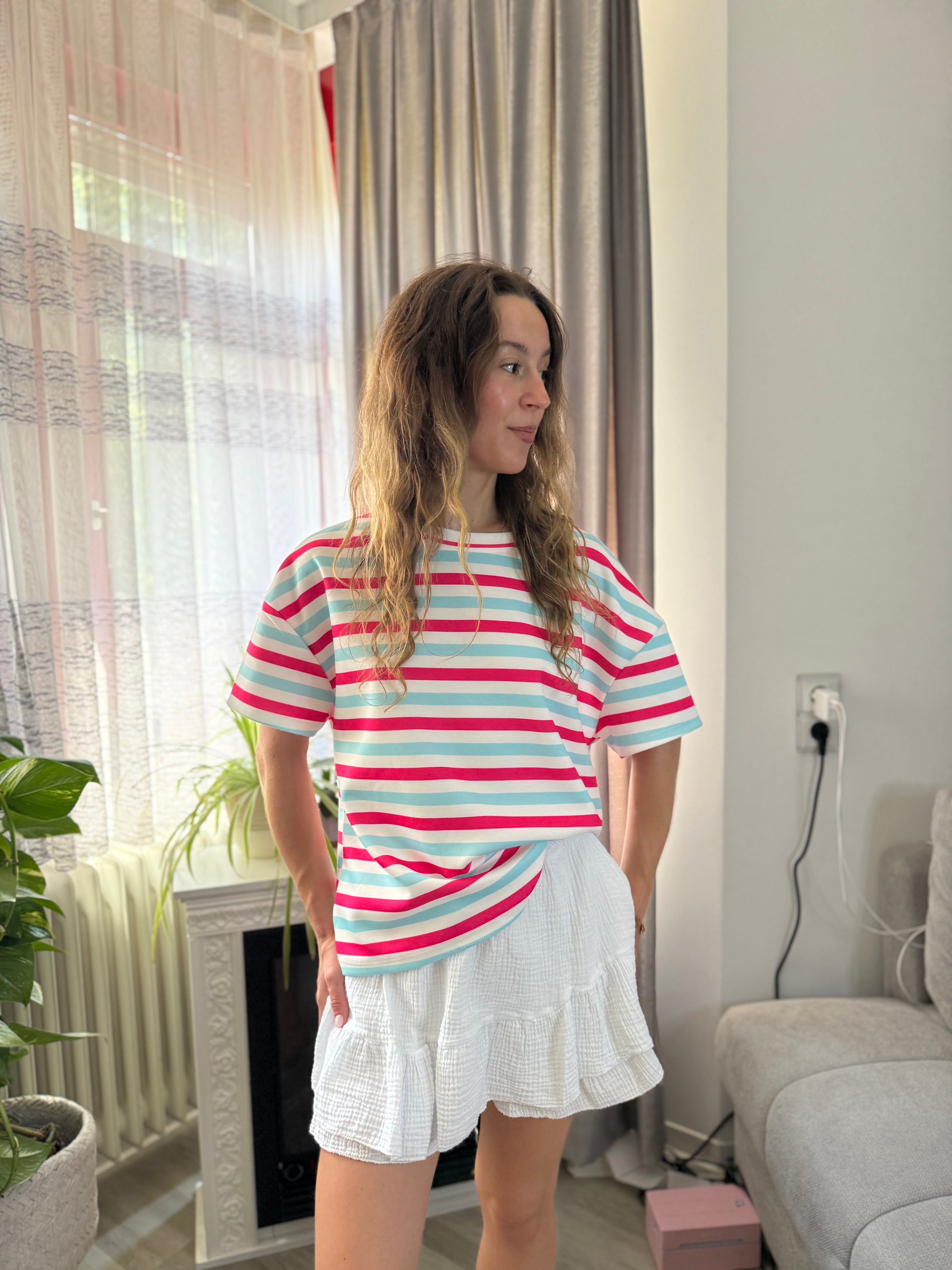MIA SHIRT – Candy Stripes