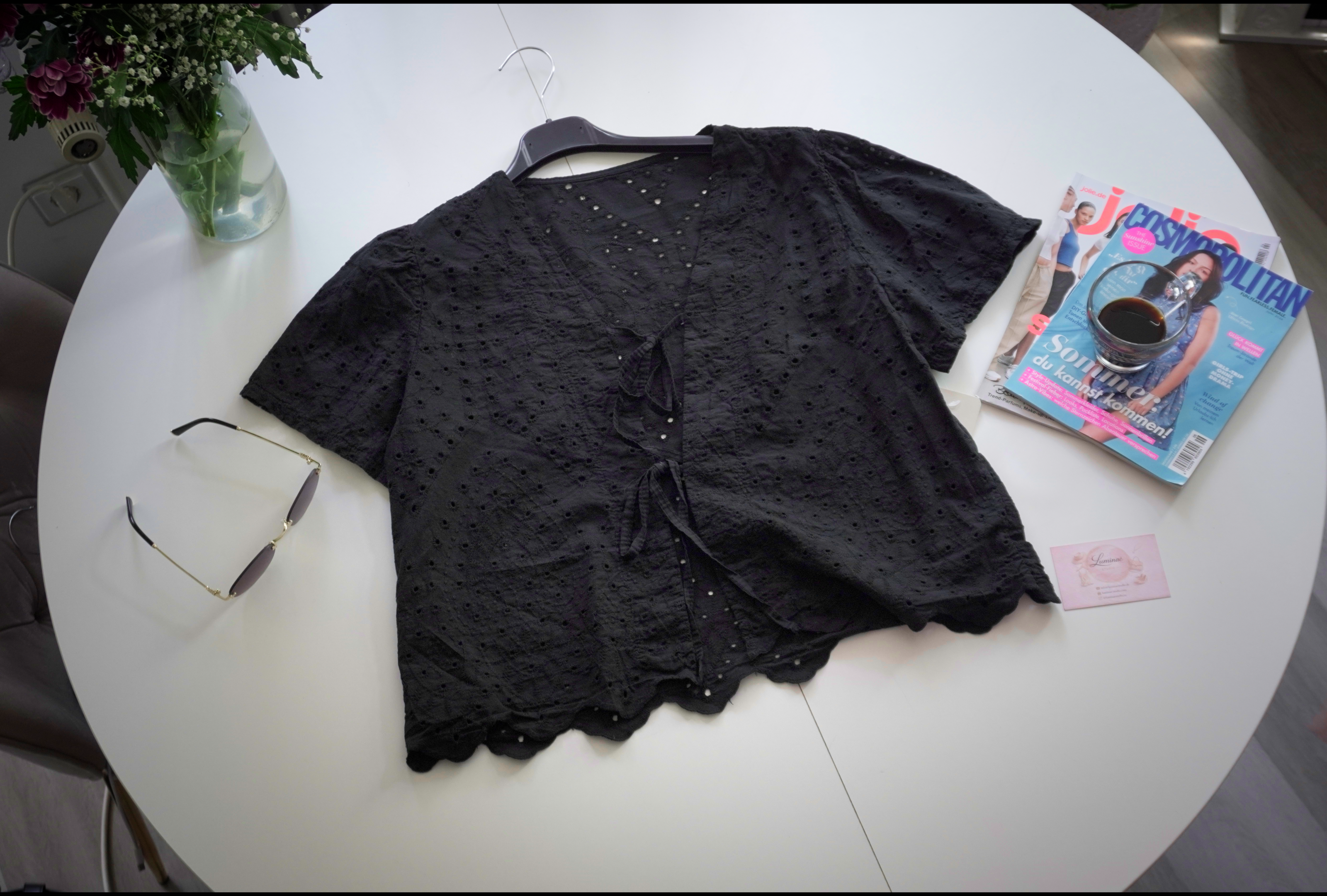 AMELIA BLUSE – Schwarz