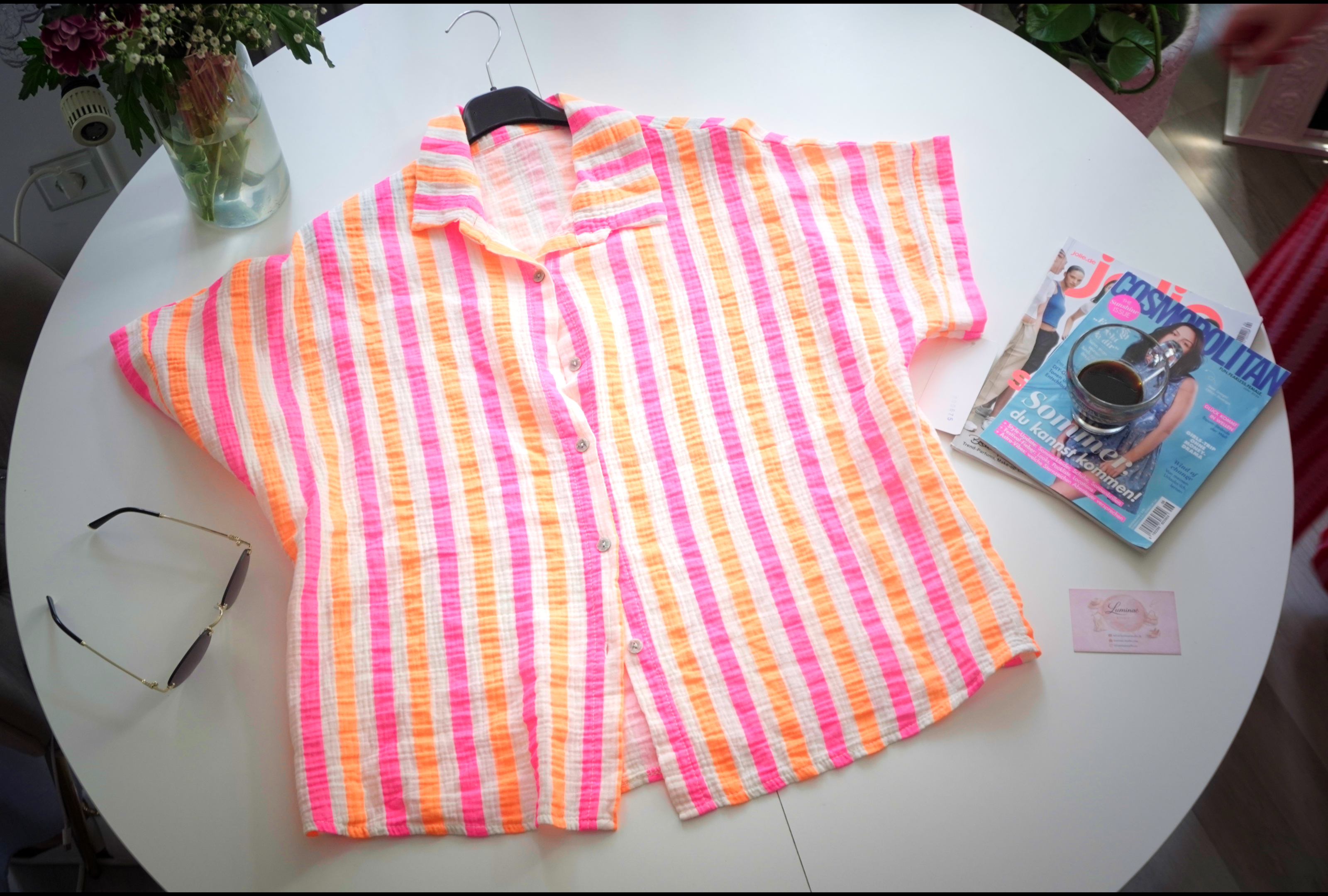 MARA HEMD – Sunset Stripes