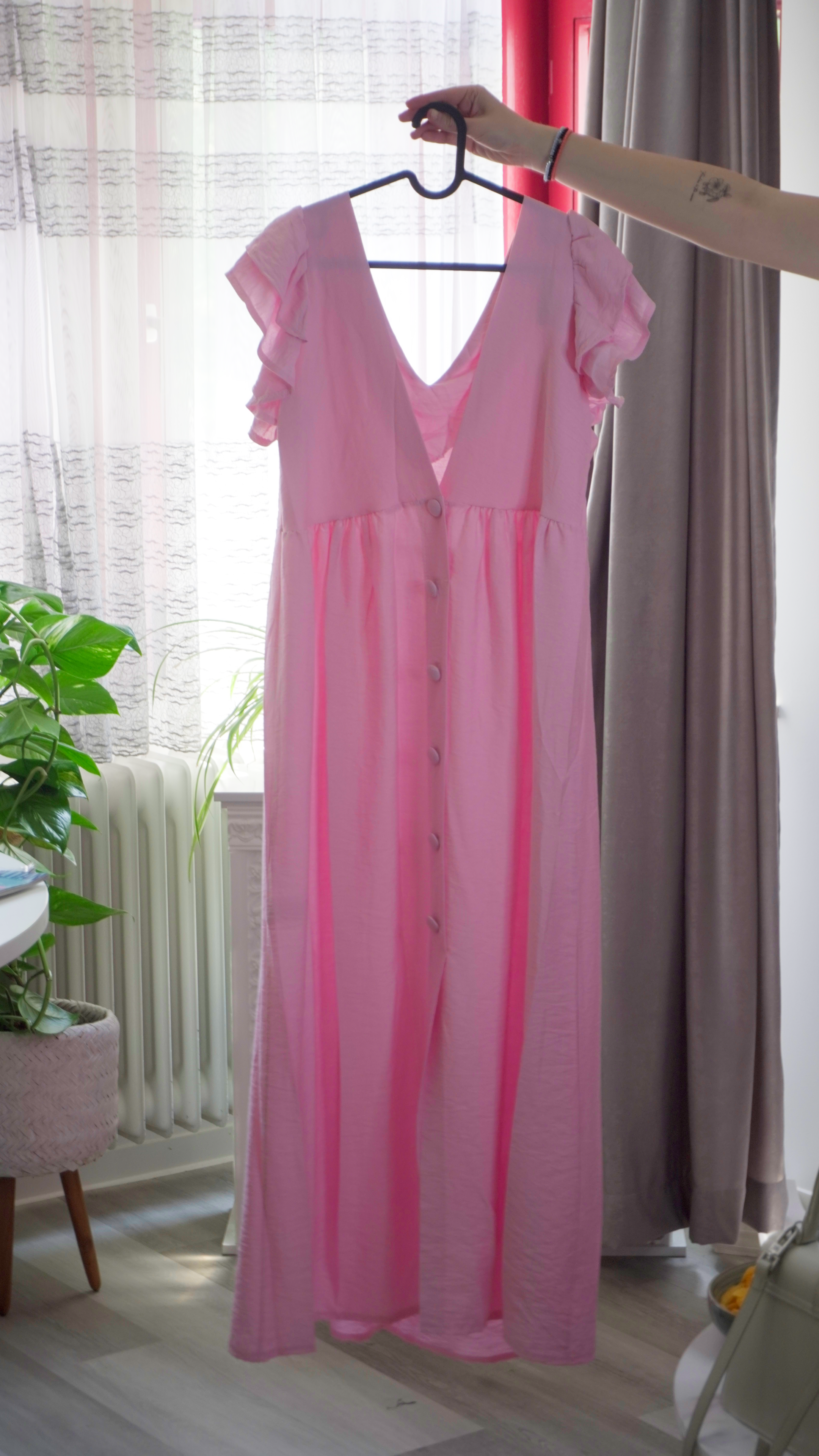 VALERIA KLEID – Rose Pink